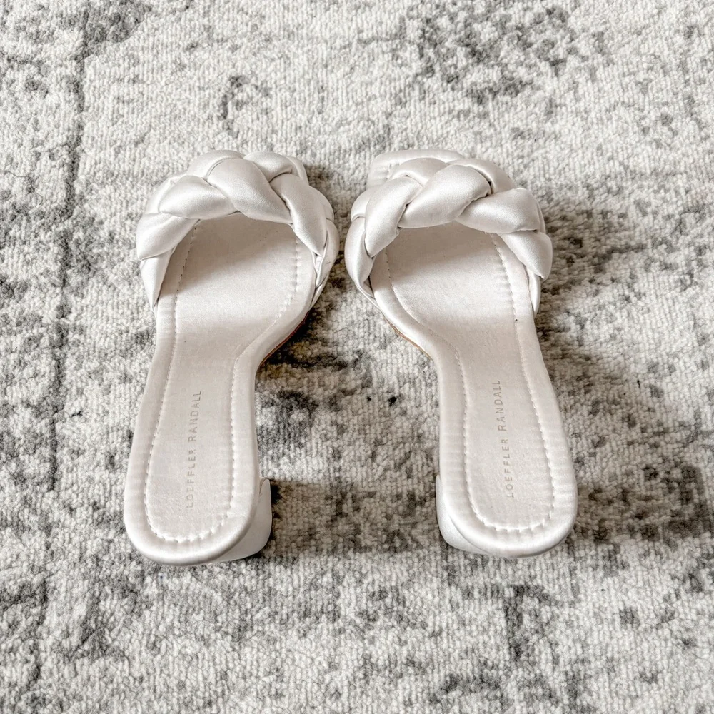 Loeffler Randall Silver Braided Heels - Picture 4 of 14